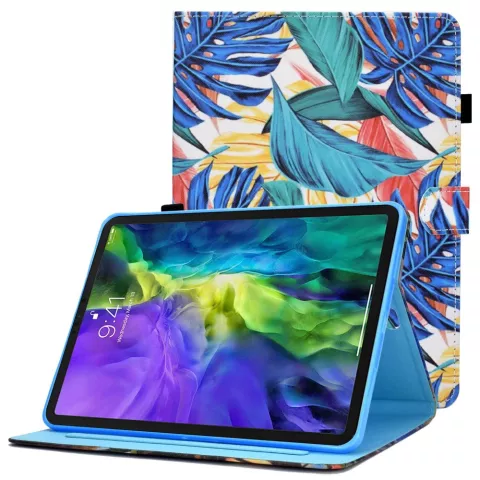 Tropical Bookcase hoes voor iPad Pro 11 inch (2018 2020 2021 2022) &amp; iPad Air 4 en iPad Air 5