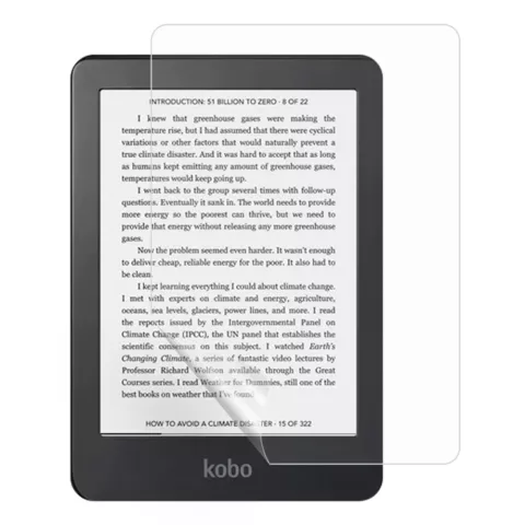 Screenprotector beschermfolie voor Kobo Clara 2E - transparant