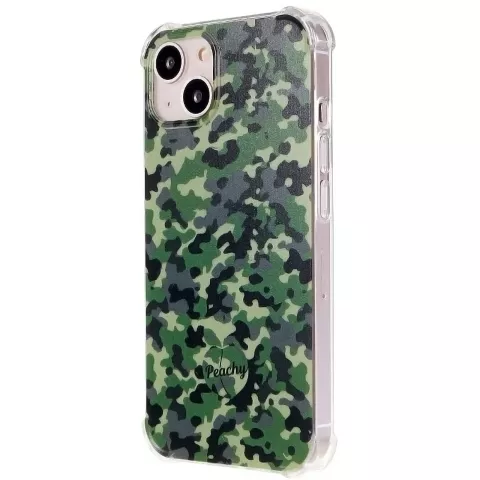 Leger Camouflage Survivor TPU hoesje voor iPhone 13 mini - Army Groen