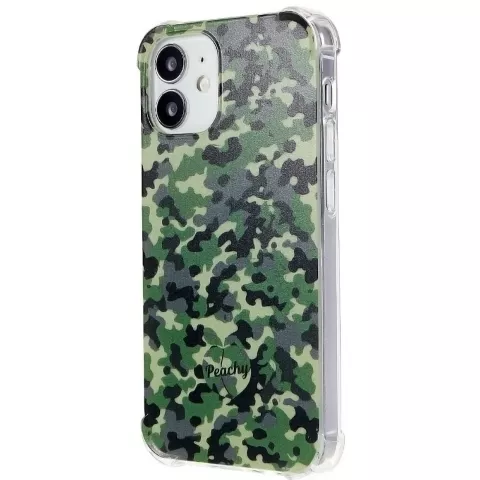 Leger Camouflage Survivor TPU hoesje voor iPhone 12 mini - Army Groen