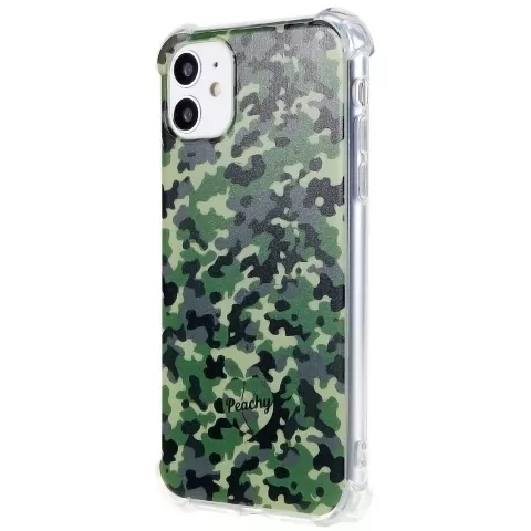 Leger Camouflage Survivor TPU hoesje voor iPhone 11 - Army Groen