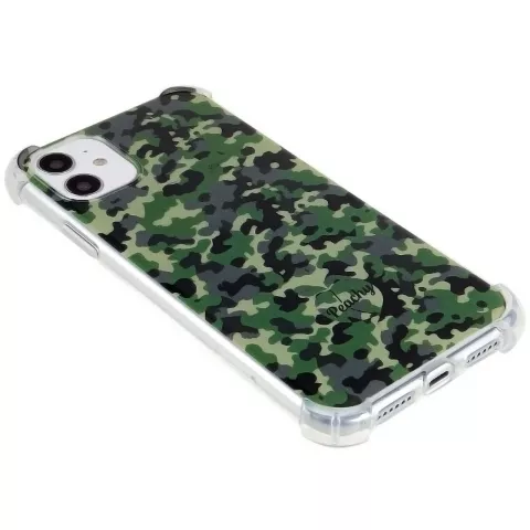 Leger Camouflage Survivor TPU hoesje voor iPhone 11 - Army Groen