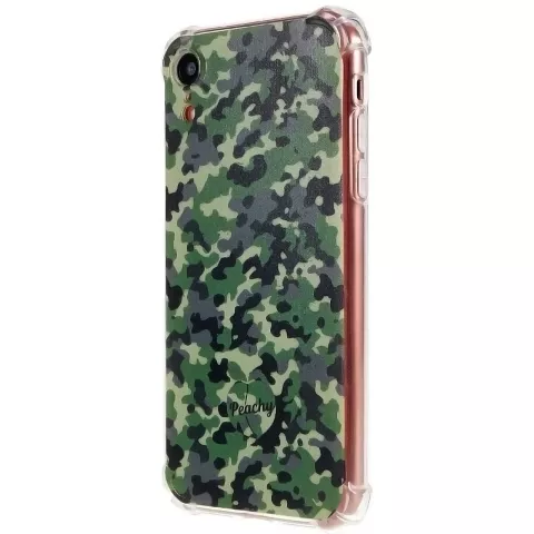 Leger Camouflage Survivor TPU hoesje voor iPhone XR - Army Groen