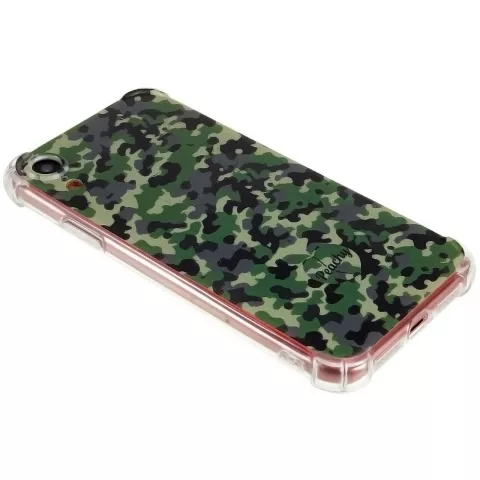 Leger Camouflage Survivor TPU hoesje voor iPhone XR - Army Groen