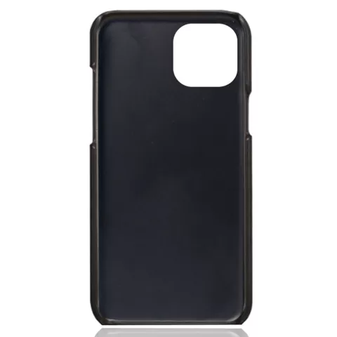 Duo Cardslot Wallet vegan leather hoesje voor iPhone 15 - zwart