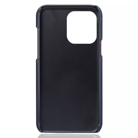 Duo Cardslot Wallet vegan leather hoesje voor iPhone 15 Pro  - blauw