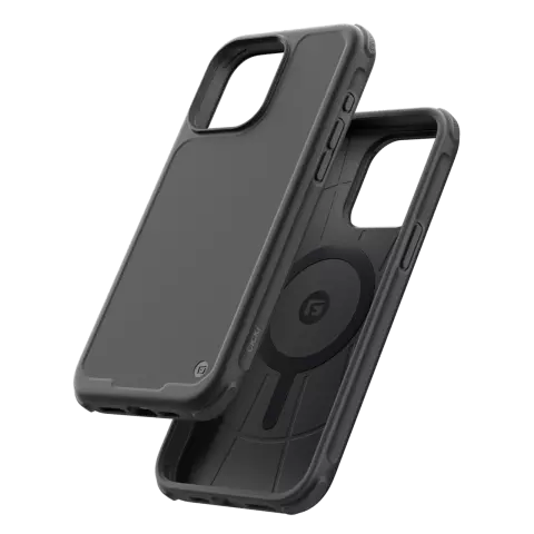 CLCKR Carbon Magnet hoesje geschikt voor iPhone 15 Pro Max - Zwart