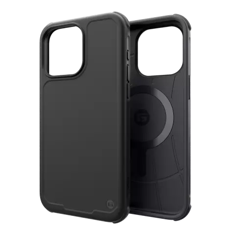 CLCKR Carbon Magnet hoesje geschikt voor iPhone 15 Pro Max - Zwart
