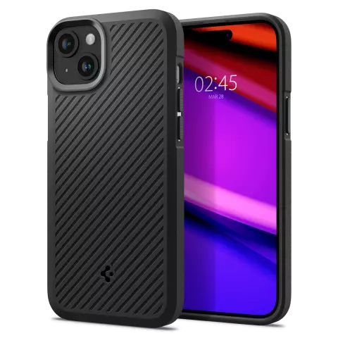 Spigen Core Armor hoesje geschikt voor iPhone 15 - Zwart
