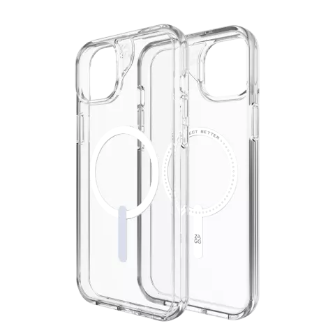 ZAGG Crystal Palace Snap hoesje geschikt voor iPhone 14 Plus &amp; iPhone 15 Plus - Transparant
