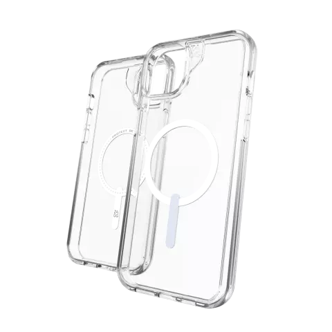 ZAGG Crystal Palace Snap hoesje geschikt voor iPhone 14 Plus &amp; iPhone 15 Plus - Transparant