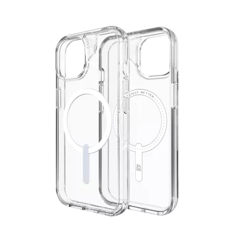 ZAGG Crystal Palace Snap hoesje geschikt voor iPhone 15 - Transparant