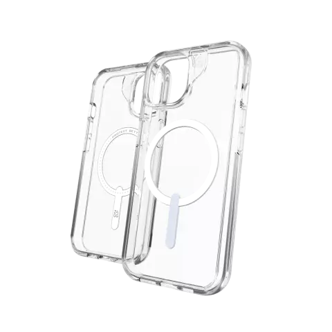 ZAGG Crystal Palace Snap hoesje geschikt voor iPhone 15 - Transparant