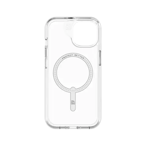 ZAGG Crystal Palace Snap hoesje geschikt voor iPhone 15 - Transparant