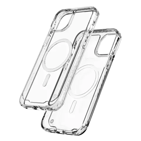 CLCKR Diamond Magnet hoesje voor iPhone 15 Plus - Transparant