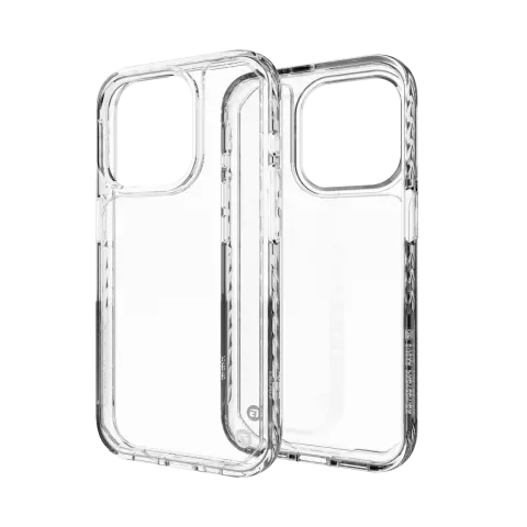 CLCKR Diamond non-Magnet hoesje voor iPhone 15 Pro - Transparant