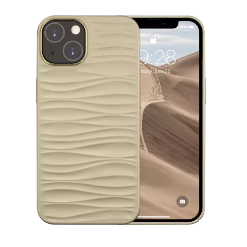 dbramante1928 Dune hoesje geschikt voor iPhone 14 - Zand