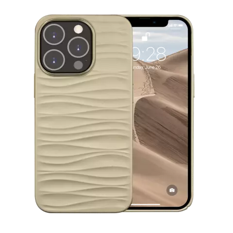 dbramante1928 Dune hoesje geschikt voor iPhone 14 Pro - Zand