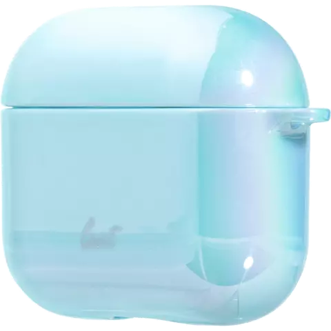 Laut Holo hoesje geschikt voor AirPods 3 - Blauw