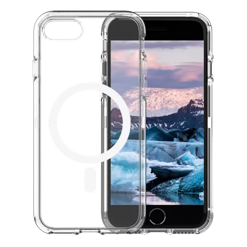 dbramante1928 Iceland Pro Magnet hoesje voor iPhone 7, 8, SE 2020 en SE 2022 - Transparant