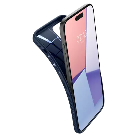 Spigen Liquid Air hoesje voor iPhone 15 Pro Max - Blauw