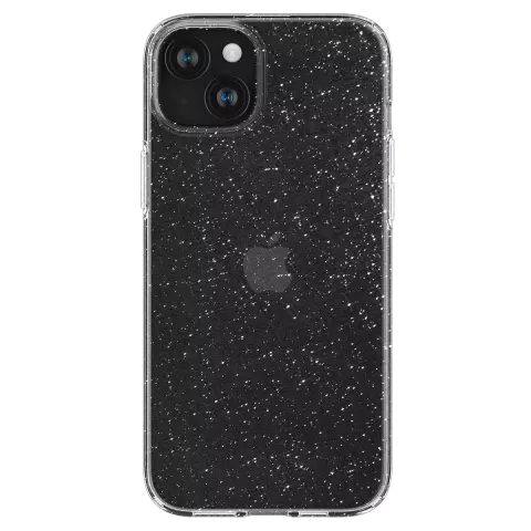 Spigen Liquid Crystal Glitter hoesje geschikt voor iPhone 15 - Transparant