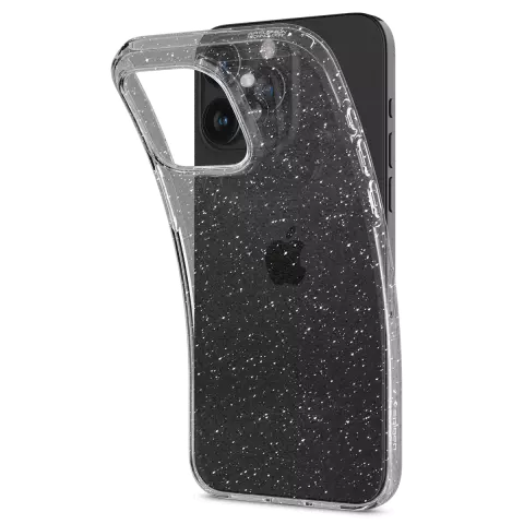 Spigen Liquid Crystal Glitter hoesje voor iPhone 15 Pro - Transparant