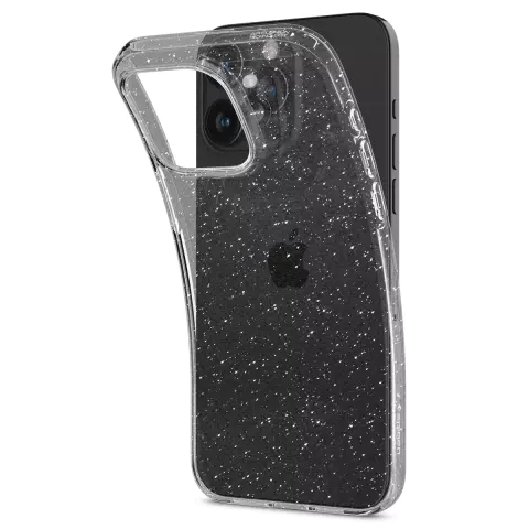 Spigen Liquid Crystal Glitter hoesje geschikt voor iPhone 15 Pro - Transparant