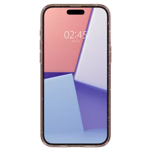 Spigen Liquid Crystal Glitter hoesje geschikt voor iPhone 15 Pro Max - Transparant