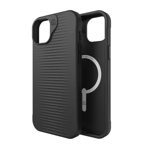 ZAGG Luxe Snap hoesje geschikt voor iPhone 15 Plus - Zwart