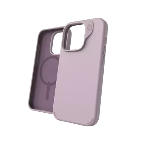 ZAGG Manhattan Snap hoesje geschikt voor iPhone 15 Pro - Paars