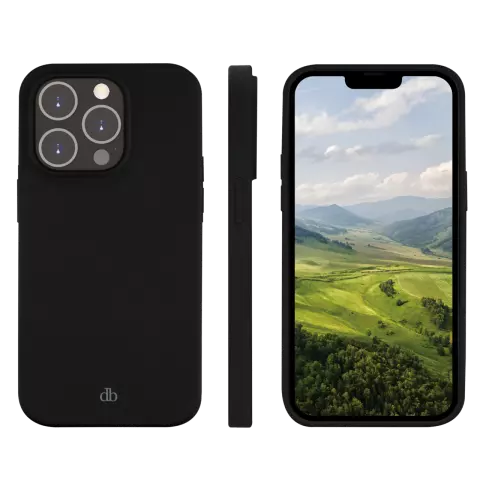 dbramante1928 Monaco hoesje geschikt voor iPhone 14 Pro - Zwart