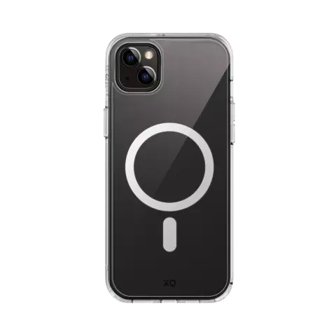 Xqisit NP Antishock Case Antibac Magnet Recycled hoesje geschikt voor iPhone 15 - Transparant