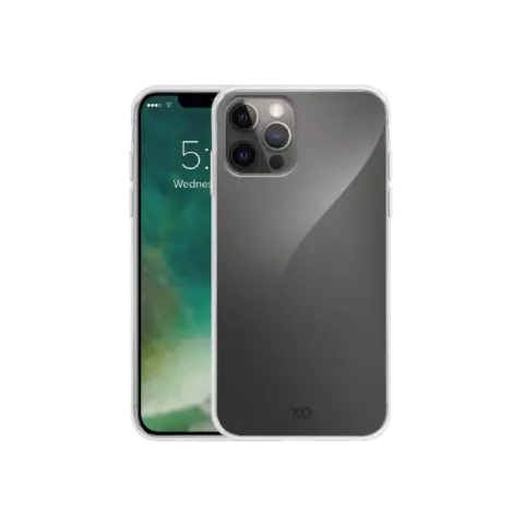 Xqisit NP Flex Case Anti Bac hoesje geschikt voor iPhone 12 en 12 Pro - Transparant