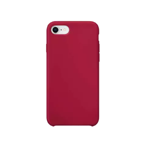 Xqisit NP Silicone Case hoesje geschikt voor iPhone 6, 6s, 7, 8, SE 2020 en SE 2022 - Rood