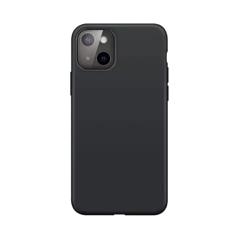 Xqisit NP Silicone Case Anti Bac hoesje geschikt voor iPhone 13 - Zwart