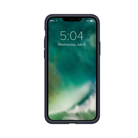 Xqisit NP Silicone Case Anti Bac hoesje geschikt voor iPhone 13 - Blauw