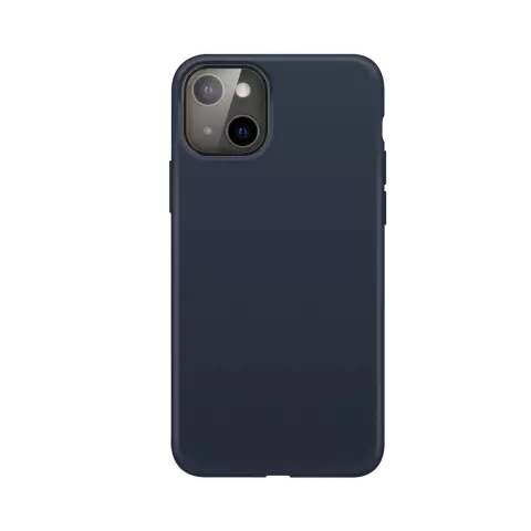 Xqisit NP Silicone Case Anti Bac hoesje geschikt voor iPhone 13 - Blauw