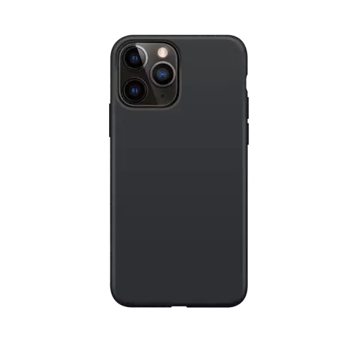 Xqisit NP Silicone Case Anti Bac hoesje geschikt voor iPhone 13 Pro - Zwart