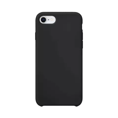 Xqisit NP Silicone Case Anti Bac hoesje voor iPhone 6, 6s, 7, 8, SE 2020 en SE 2022 - Zwart