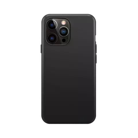 Xqisit NP Silicone case Anti Bac Magnet hoesje geschikt voor iPhone 14 Pro - Zwart