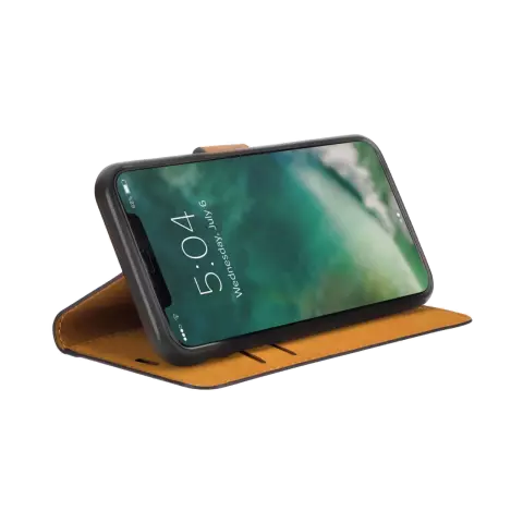 Xqisit NP Slim Wallet Selection Anti Bac hoesje geschikt voor iPhone 11 - Zwart