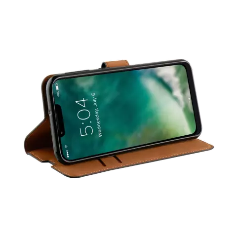 Xqisit NP Slim Wallet Selection Anti Bac hoesje geschikt voor iPhone 13 - Zwart