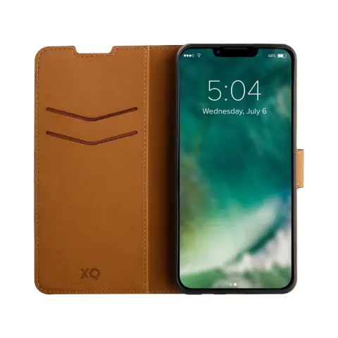 Xqisit NP Slim Wallet Selection Anti Bac hoesje geschikt voor iPhone 13 mini - Zwart