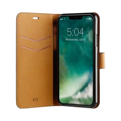 Xqisit NP Slim Wallet Selection Anti Bac hoesje geschikt voor iPhone 13 Pro Max - Zwart
