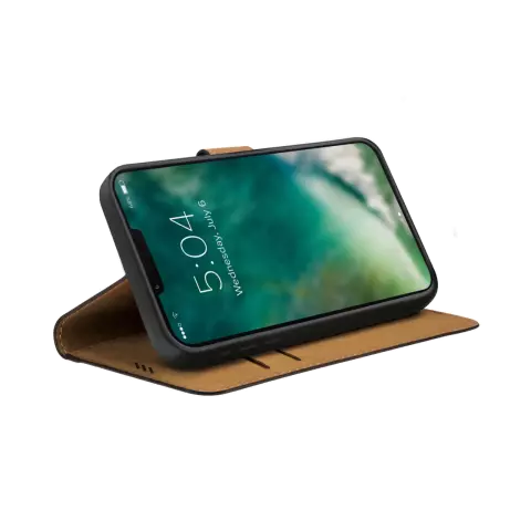 Xqisit NP Slim Wallet Selection Anti Bac hoesje geschikt voor iPhone 13 Pro Max - Zwart