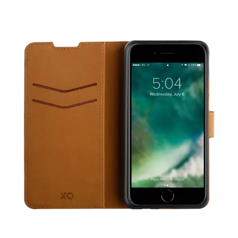 Xqisit NP Slim Wallet Selection Anti Bac hoesje voor iPhone 6, 6s, 7, 8, SE 2020 en SE 2022 - Zwart