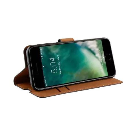 Xqisit NP Slim Wallet Selection Anti Bac hoesje geschikt voor iPhone 6, 6s, 7, 8, SE 2020 en SE 2022 - Zwart