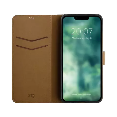 Xqisit NP Slim Wallet Selection Anti Bac Recycled hoesje geschikt voor iPhone 15 - Zwart