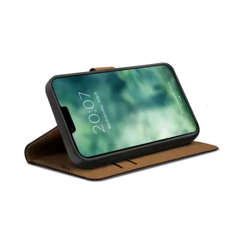 Xqisit NP Slim Wallet Selection Anti Bac Recycled hoesje geschikt voor iPhone 15 Pro - Zwart